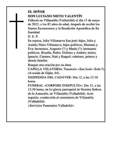 Don Luciano Nieto Valentín