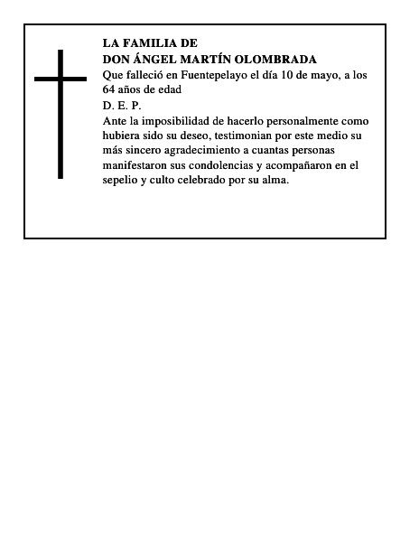 Don Ángel Martín Olombrada