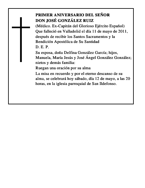 Don José González Ruiz