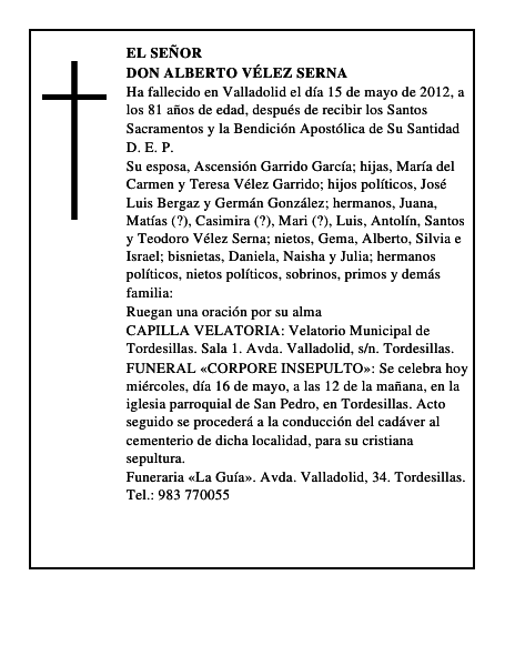 Don Alberto Vélez Serna