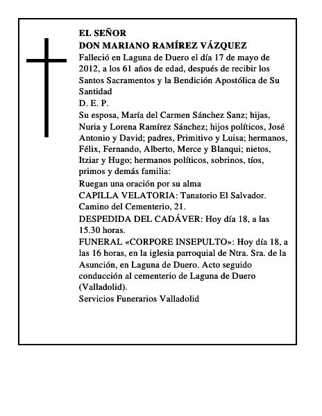 Don Mariano Ramírez Vázquez