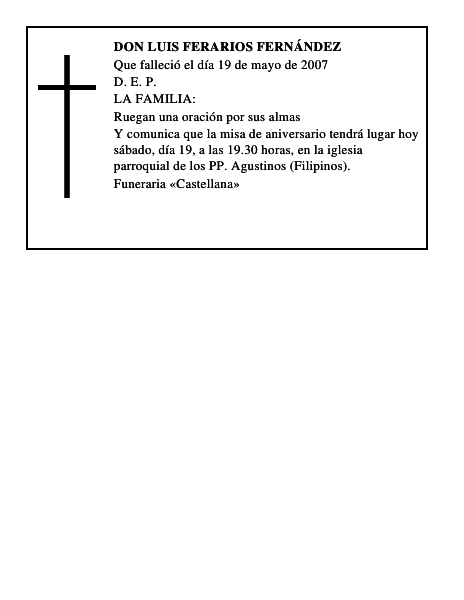 Don Luis Ferarios Fernández