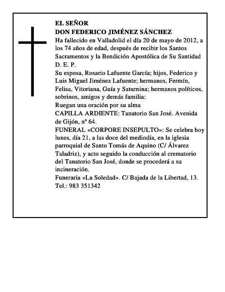 Don Federico Jiménez Sánchez