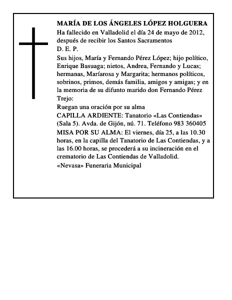 María de los Ángeles López Holguera