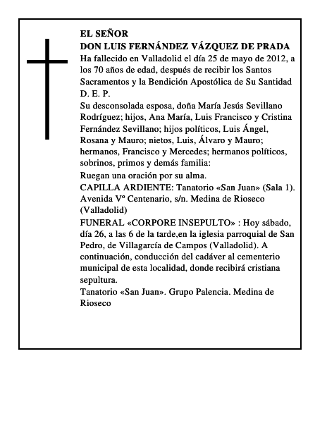 Don Luis Fernández Vázquez de Prada