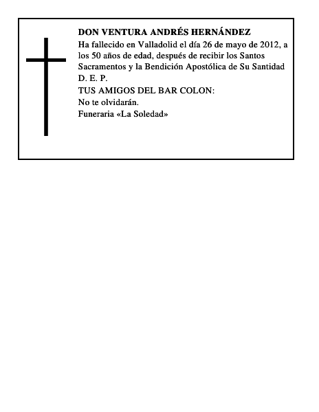 Don Ventura Andrés Hernández