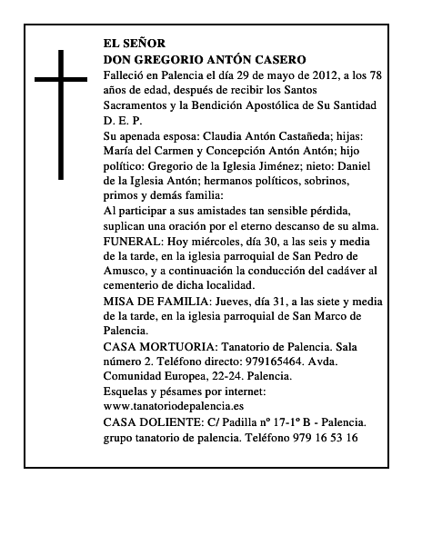 Don Gregorio Antón Casero