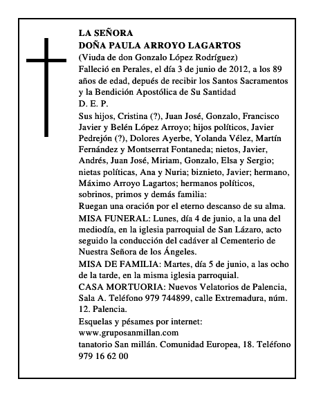 Doña Paula Arroyo Lagartos
