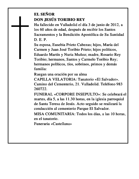 Don Jesús Toribio Rey