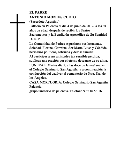 Antonio Montes Cueto