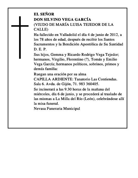 Don Silvino Vega García