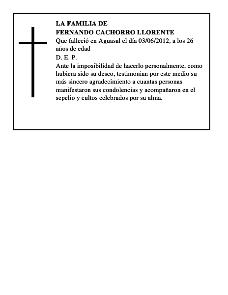 Fernando Cachorro Llorente