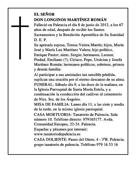 Don Longinos Martínez Román