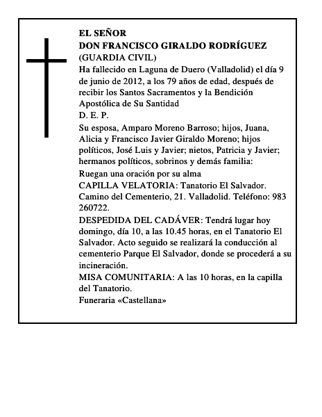 Don Francisco Giraldo Rodríguez