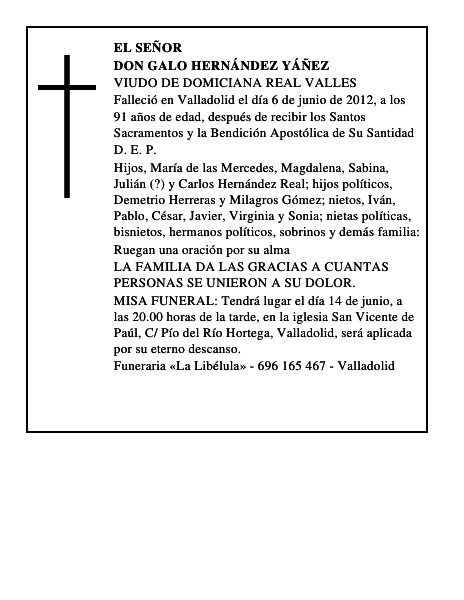 Don Galo Hernández Yáñez
