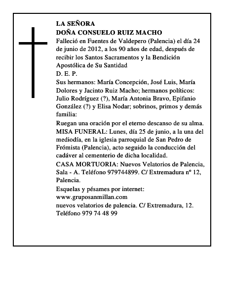 Doña Consuelo Ruiz Macho