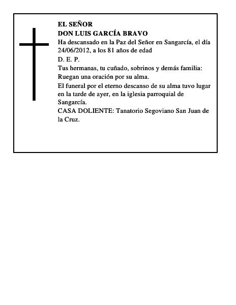 Don Luis García Bravo