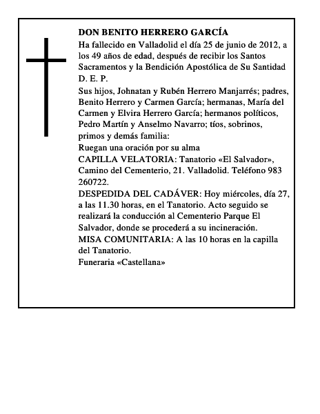 Don Benito Herrero García