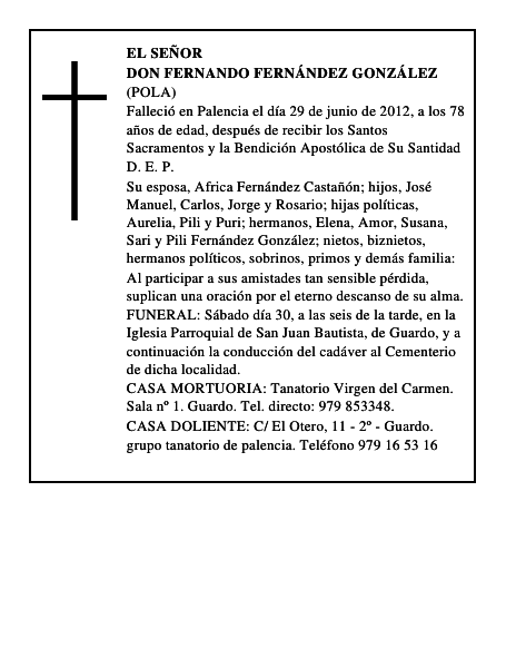 Don Fernando Fernández González