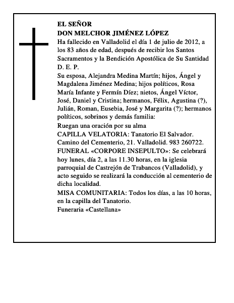Don Melchor Jiménez López