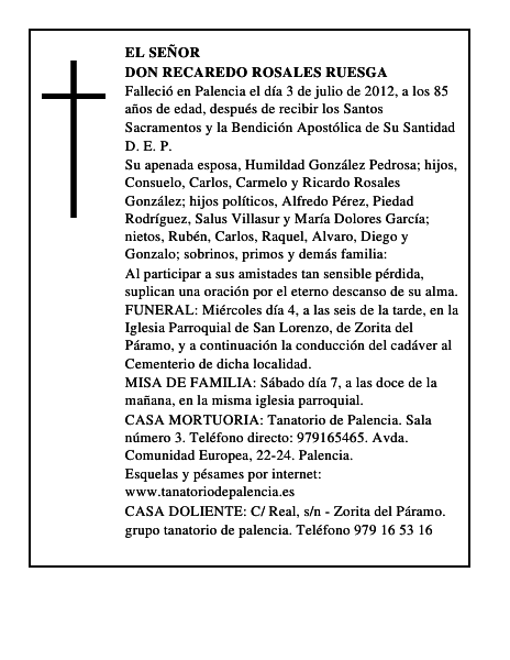 Don Recaredo Rosales Ruesga