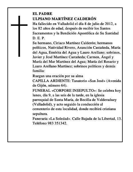 Ulpiano Martínez Calderón