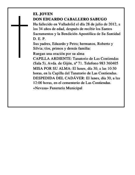 Don Eduardo Caballero Sabugo