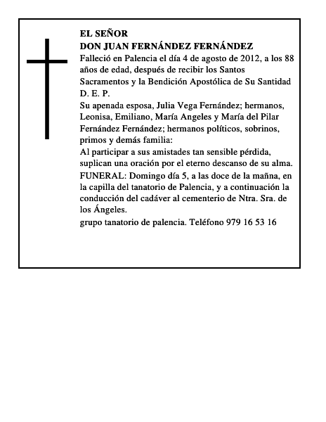 Don Juan Fernández Fernández