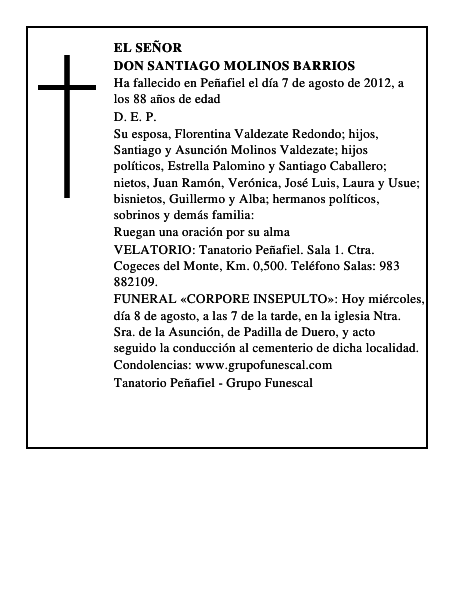 Don Santiago Molinos Barrios