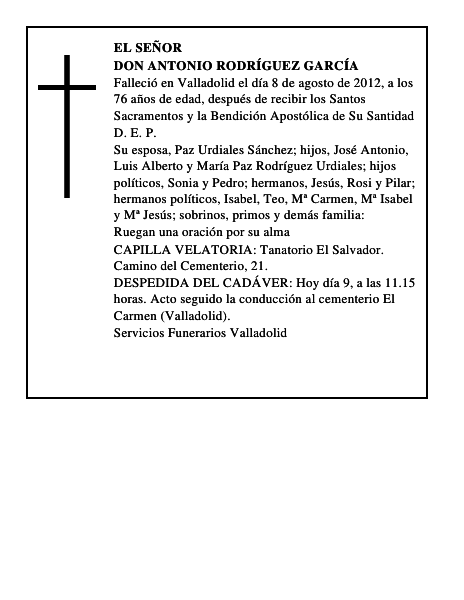 Don Antonio Rodríguez García