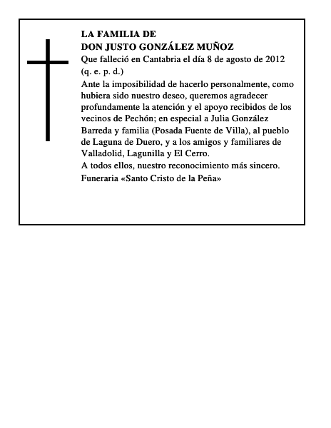 Don Justo González Muñoz