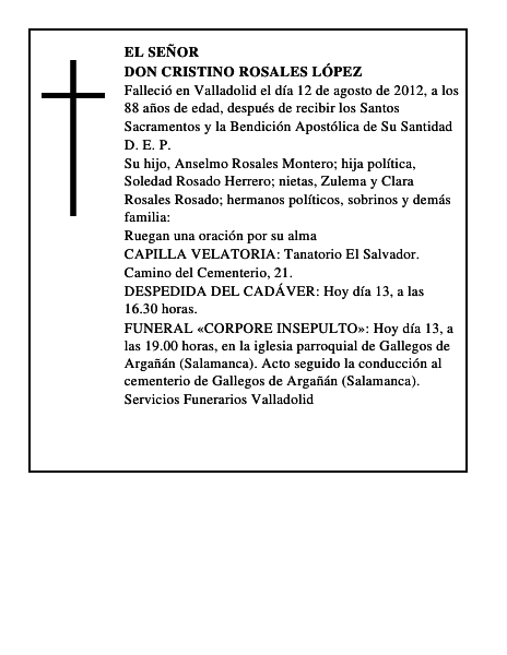 Don Cristino Rosales López
