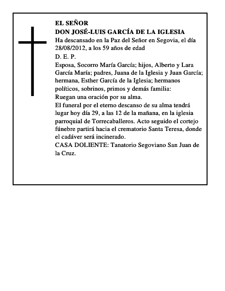 Don José-Luis García de la Iglesia