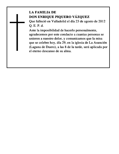 Don Enrique Piquero Vázquez