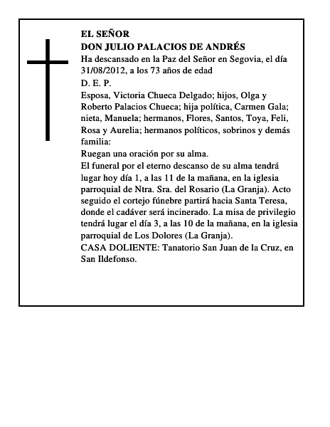 Don Julio Palacios de Andrés