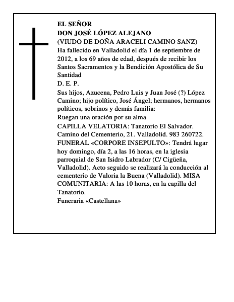 Don José López Alejano