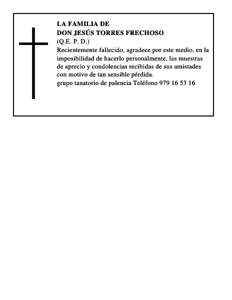 Don Jesús Torres Frechoso