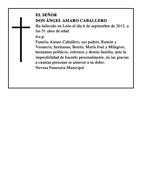 Don Ángel Amaro Caballero