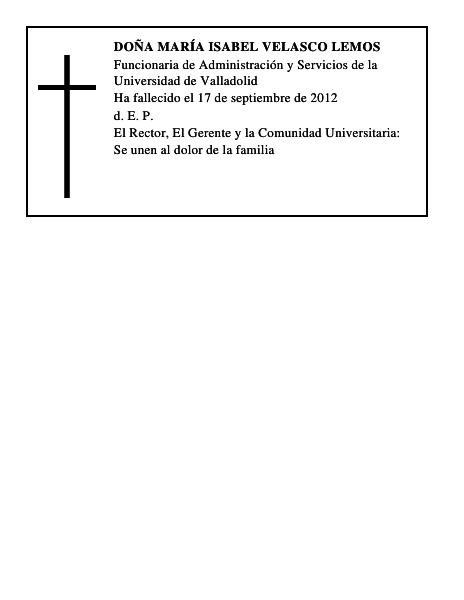 Doña María Isabel Velasco Lemos