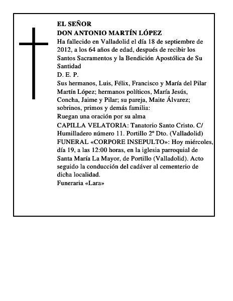 Don Antonio Martín López