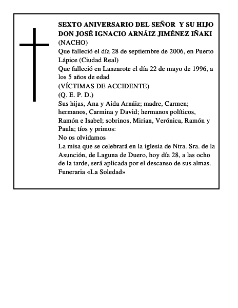 Don José Ignacio Arnáiz Jiménez Iñaki