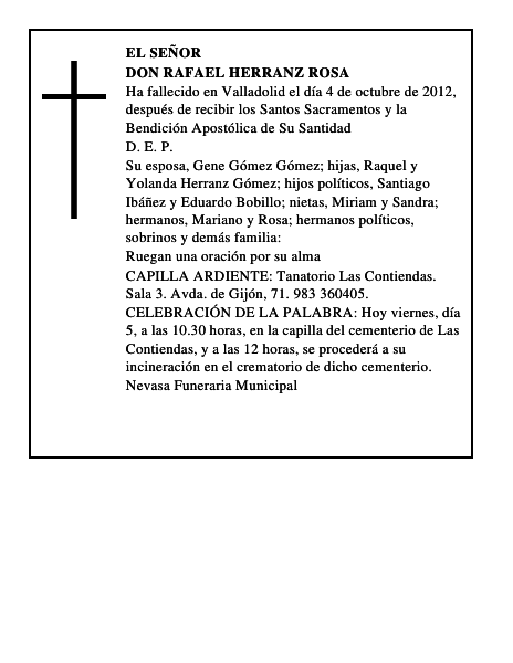 Don Rafael Herranz Rosa