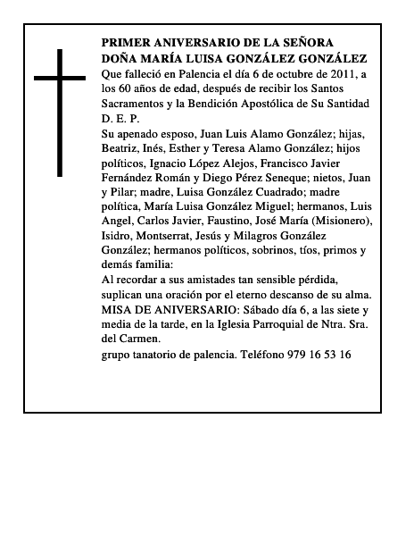 Doña María Luisa González González