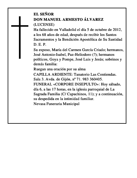 Don Manuel Armesto Álvarez