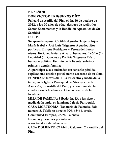 Don Víctor Trigueros Díez