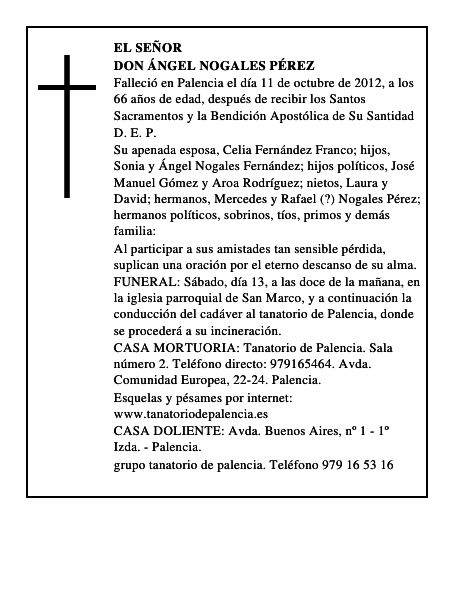 Don Ángel Nogales Pérez