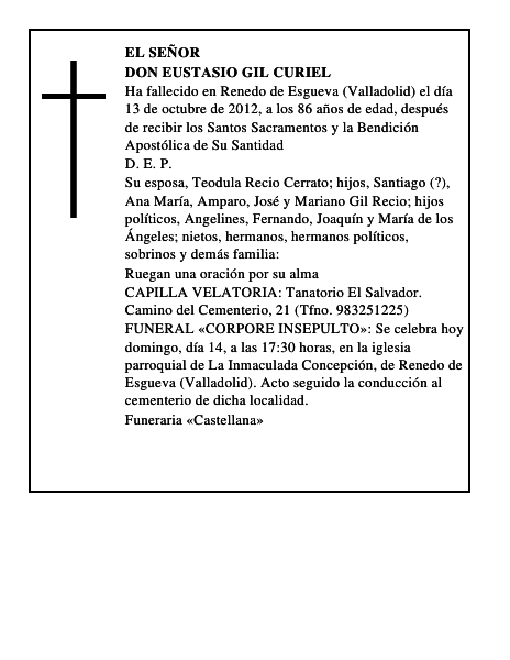 Don Eustasio Gil Curiel