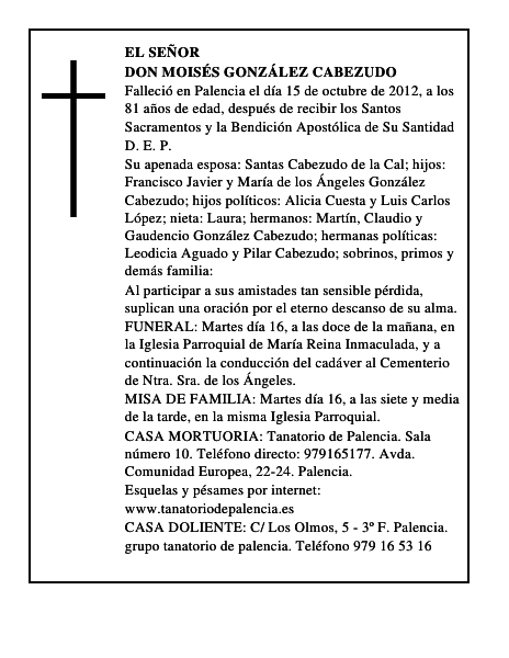 Don Moisés González Cabezudo