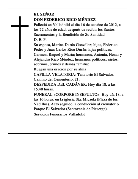 Don Federico Rico Méndez