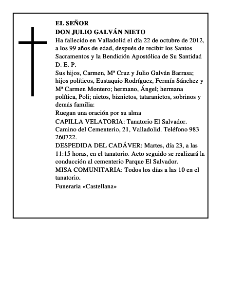 Don Julio Galván Nieto
